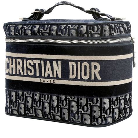 dior small vanity bag|Dior travel zipped pouch.